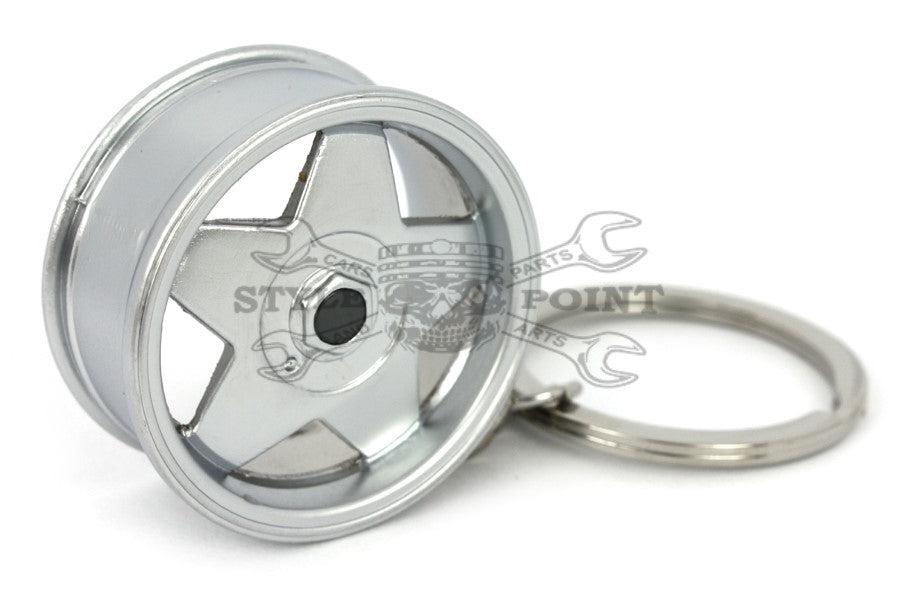 Bbt A Wheel Keychain | silver