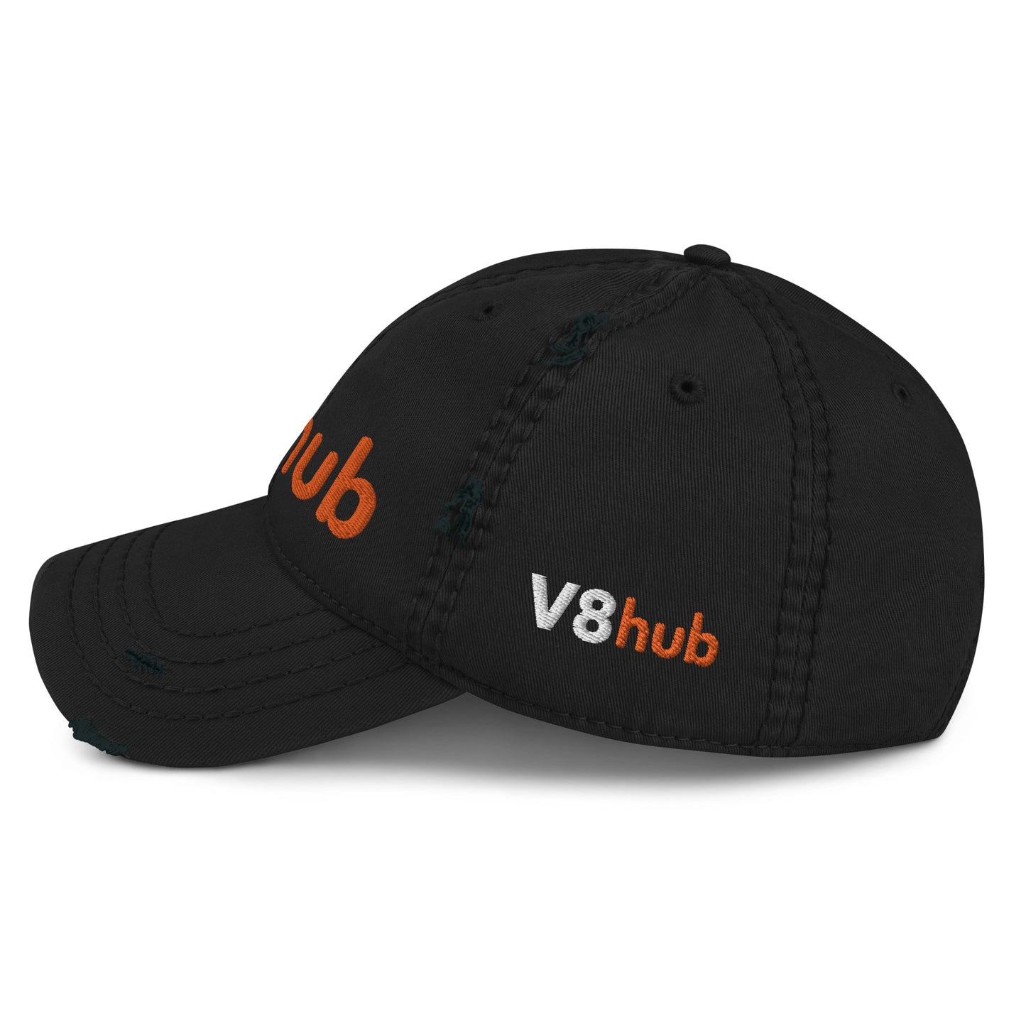V8hub Cap im Used-Look black