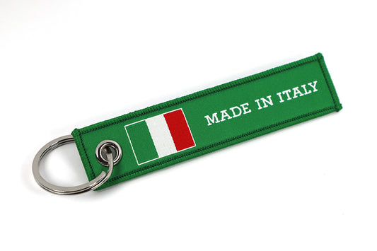 Made In Italy Jet Tag keychain