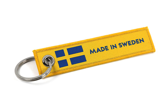Made In Sweden Jet Tag keychain