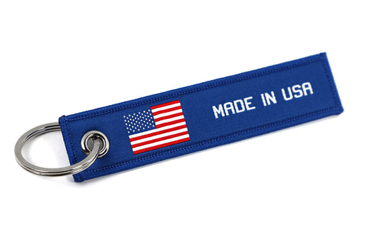 Made In USA Jet Tag keychain