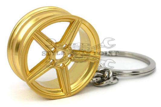 MB Wheel Keychain | gold