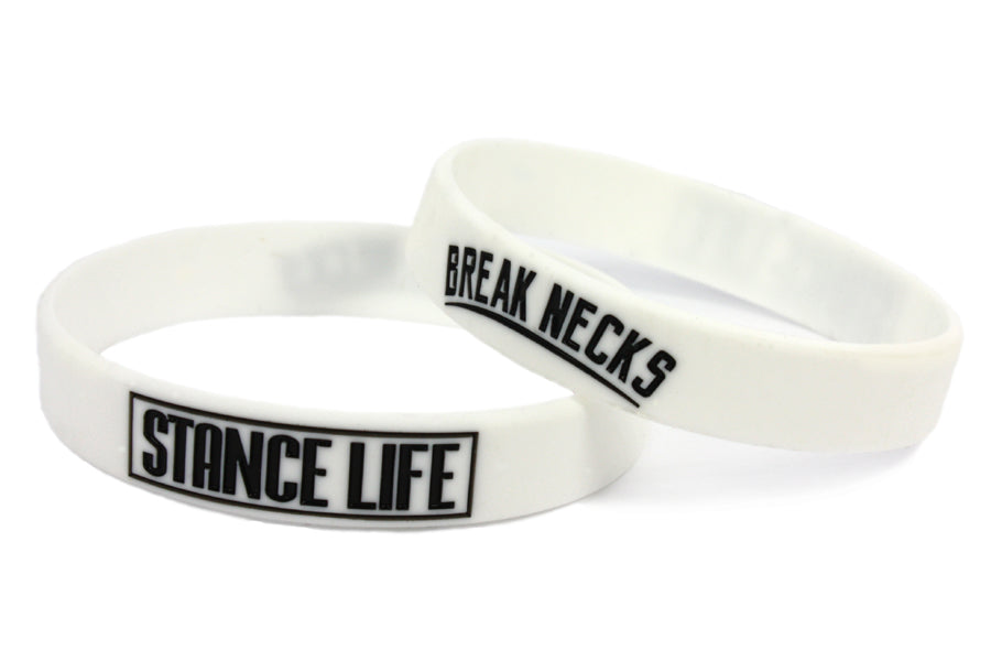 Silicone wristband | STANCE LIFE | white