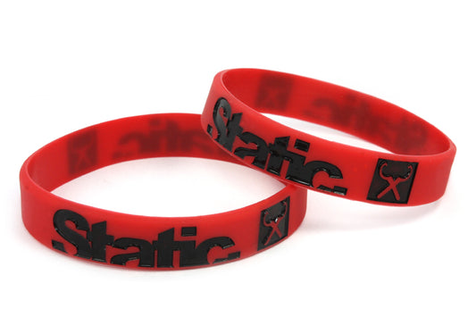 Silicone wristband | STATIC | red