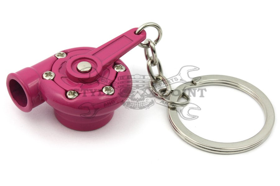 Turbo Keychain pink matt